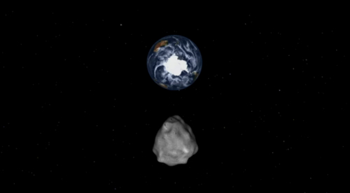 NASA称较大陨石月中将掠过地球无撞击危险