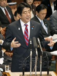 安倍否认货币宽松政策旨在压低日元汇率(图)