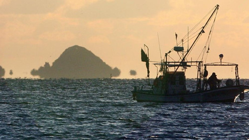 冷空气令日本现海市蜃楼岛屿“漂浮”海上(图)