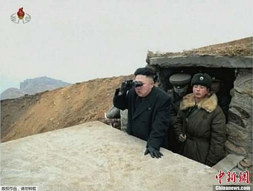 金正恩视察前线岛屿防御队对战备情况表示满意