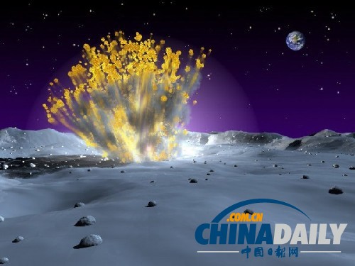 流星“吻月”引发大爆炸仅凭肉眼就能观测(图)