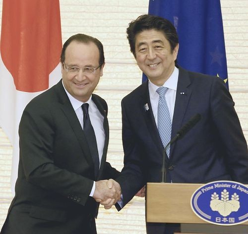日法首脑会谈发表共同声明日称法力挺其入常