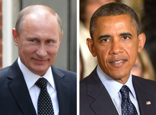 奥巴马普京“争用”健身室普京“失利”去游泳