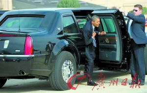 奥巴马新车堪比“007”概念车搭载总统血型血库