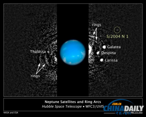 哈勃望远镜发现海王星新卫星称其非常“低调”