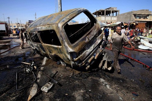 伊拉克29日爆炸袭击致58人亡无组织宣称负责