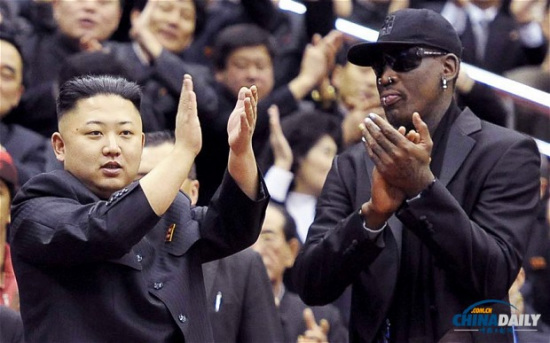 美前NBA球星再访朝鲜只谈篮球不为“捞人”(图)