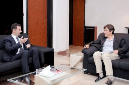 法媒记者透露专访叙总统详情:巴沙尔沉着冷静