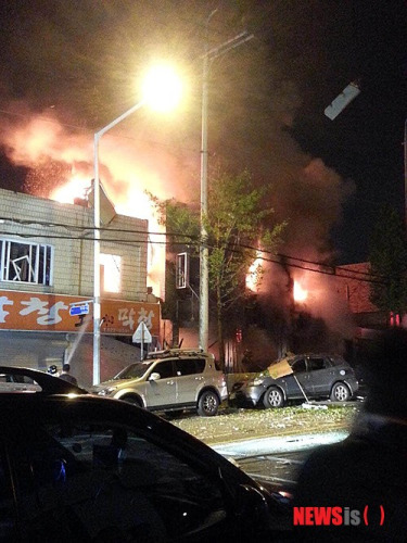 韩大邱一居民楼突发爆炸2名警察死亡6人受伤