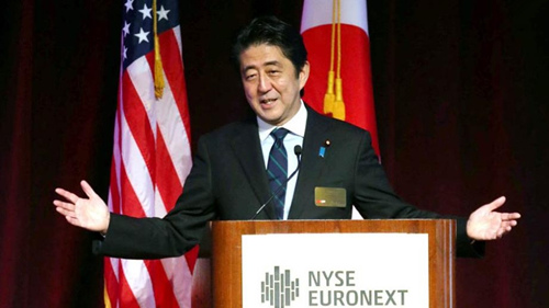 安倍在美发言频将中国当“靶子”凸显日本遭批