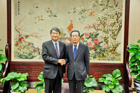 六方会谈中韩团长会晤磋商朝鲜无核化问题