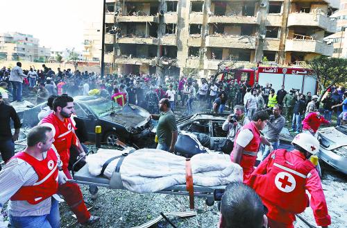 这是中东逊尼派和什叶派矛盾冲突造成的,黎巴嫩成为双方冲突的前线