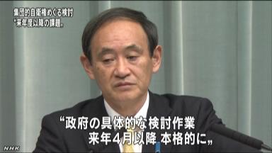 日本高官称2014年开春后将正式探讨集体自卫权