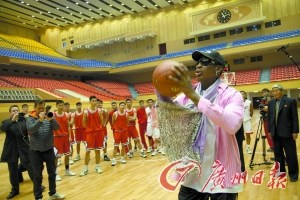 罗德曼成朝鲜男篮主教练称带球队打进奥运会(图)