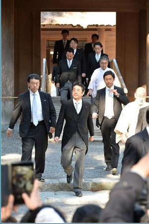 安倍施政演讲称欲向中韩领导人当面解释“拜鬼”