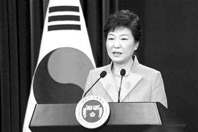 朴槿惠称愿在任何时候与金正恩会谈(图)