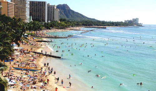 太平洋海平面上升快夏威夷海滩遭严重侵蚀