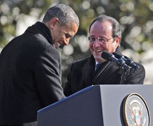 美被指热捧法冷落英奥巴马称英法如爱女难取舍