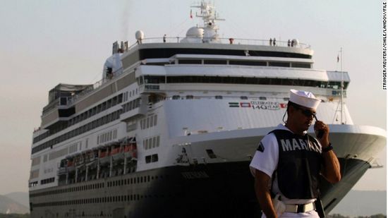 美国一游轮百余乘客上吐下泻政府展开调查(图)