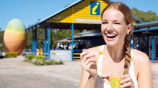 澳洲一巨型芒果雕塑被盗盗贼或动用重型设备