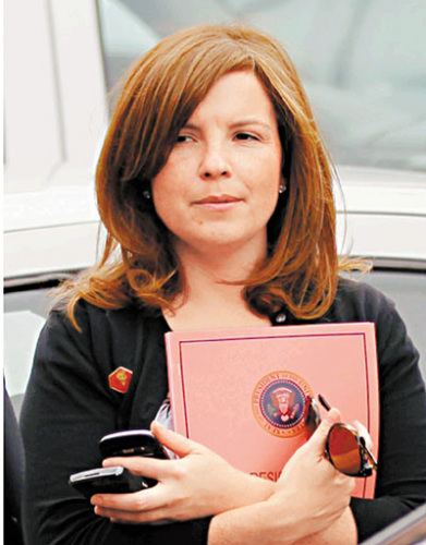 奥巴马“背后的女人”5月将离职影响力十足(图)