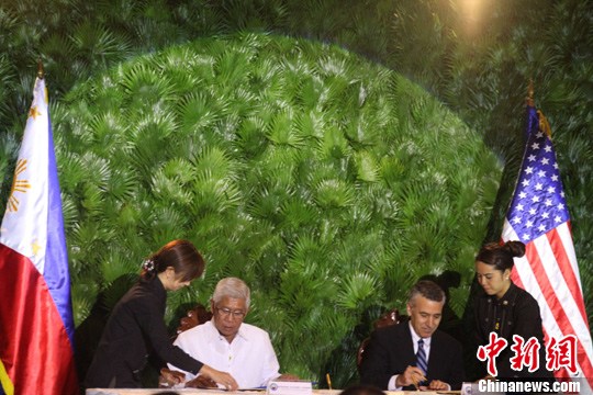 菲美签署加强防务合作协议美军可兴建军事设施