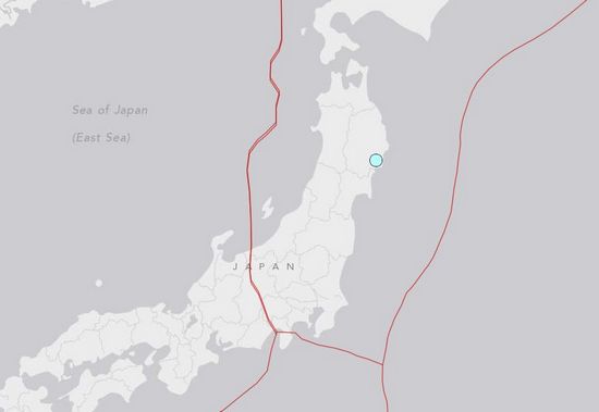 日本东北地区发生5.2级地震暂无受损消息(图)