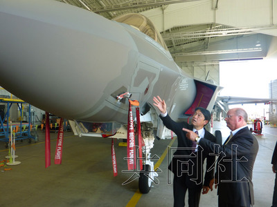 日本防相视察F35战斗机工厂有意追加采购数量