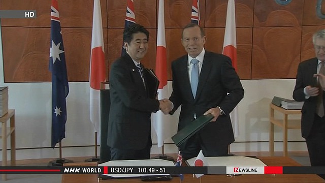 日媒:安倍欲与阿博特加深互信以确保资源供给