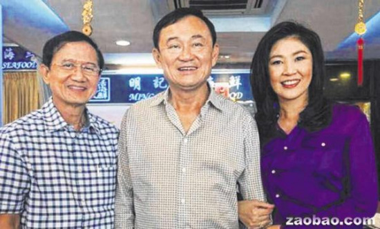 泰国三位前总理海外餐馆聚餐合影在网络引关注