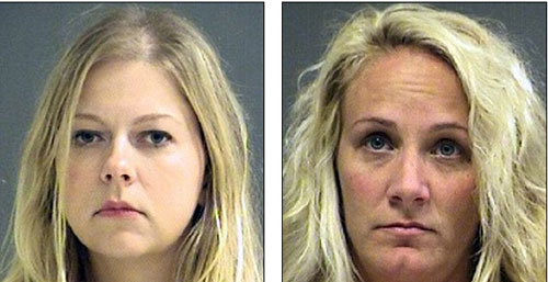 美国两名监狱女看守与在押强奸犯有染被捕(图)