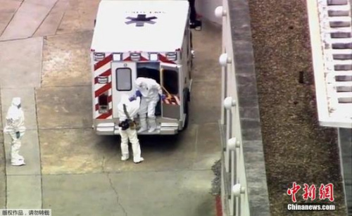 美媒:又一名美国医生被证实感染埃博拉病毒