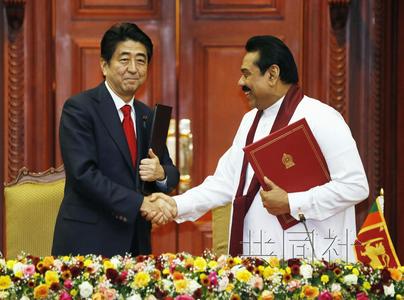 安倍与斯里兰卡总统会谈提供巡逻船加强海上合作