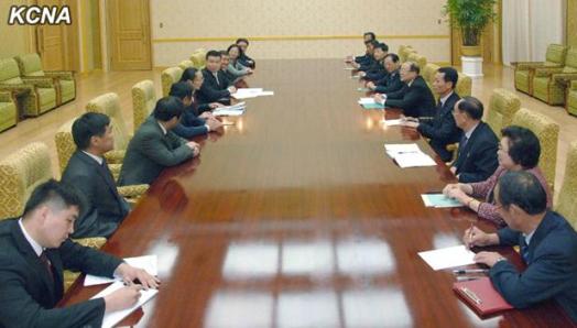 蒙古国议会代表访朝会见朝最高人民会议代表