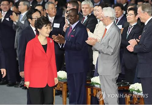 国际电联大会在韩拉开序幕朴槿惠在开幕式致辞