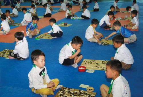 朝鲜举行围棋比赛围棋发展为朝鲜民族体育项目