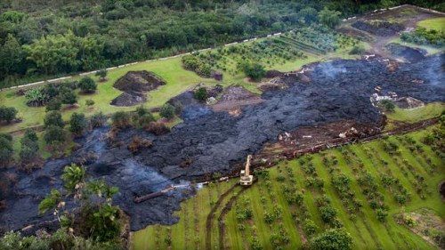夏威夷火山岩浆威胁居民国民警卫队前往支援