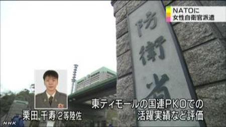 日本向北约派“自卫队之花”柔性宣传自身形象