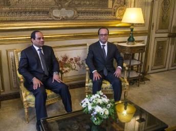 埃法两国首脑会谈法国有意参与埃及军事化建设