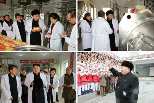 金正恩视察儿童食品厂要求彰显朝鲜优越性(图)(4)
