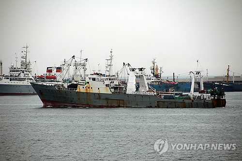 韩在俄沉没渔船搜救工作下月或因海水结冰叫停