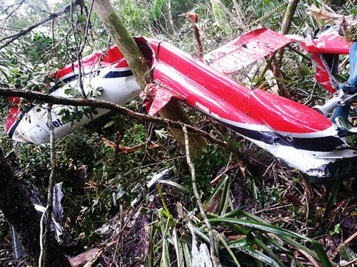 巴西一架直升机疑因恶劣天气坠毁5人死亡(图)