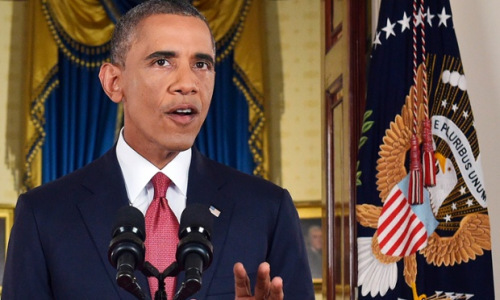 奥巴马称2015年将“拿出否决笔”捍卫医改等法案