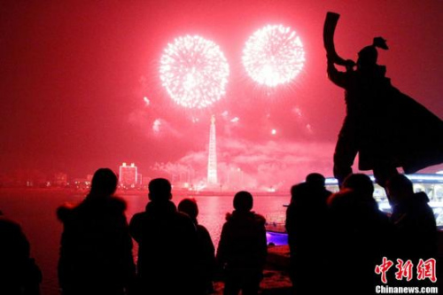 韩媒:朝鲜将于2015年元旦零时燃放烟花贺新年