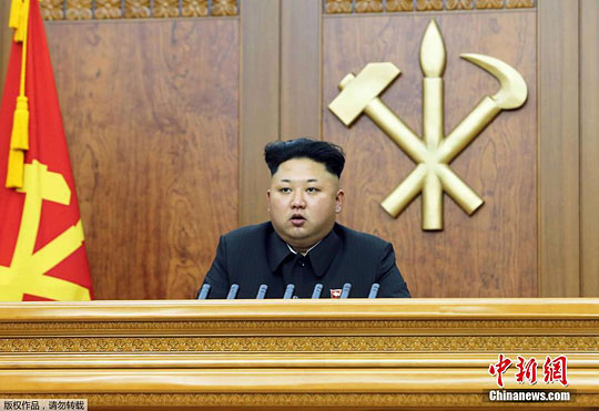 金正恩发表新年贺词称有意举行韩朝首脑会谈