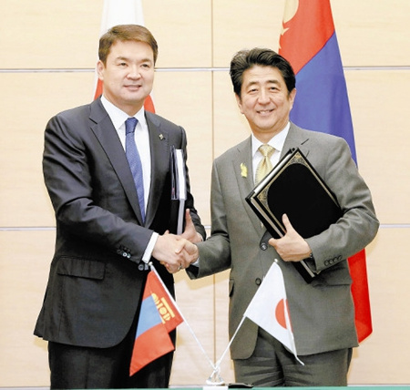 日蒙举行首脑会谈或将合作解决朝鲜人质问题