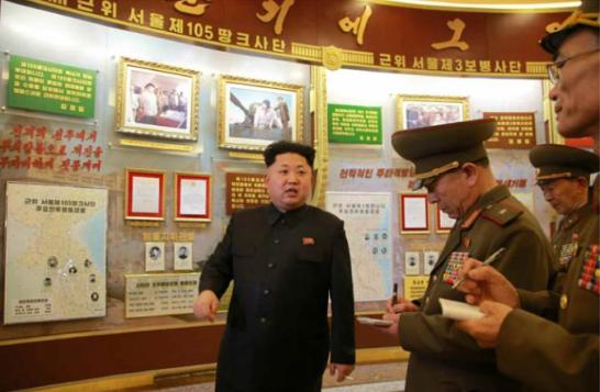金正恩视察朝鲜战争纪念馆称“战争就在眼前”