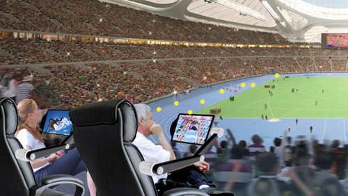 日本新国立竞技场引进新技术360度看奥运(图)