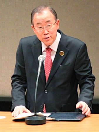 潘基文:日本领导人应尽快解决历史问题