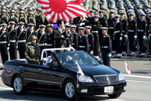 日华媒解读日本新安保法案自卫队或行军队之实